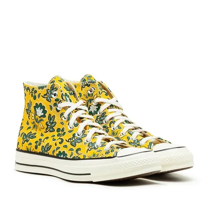 Converse Culture Print Chuck 70 HI (Gelb / Grün / Weiß)