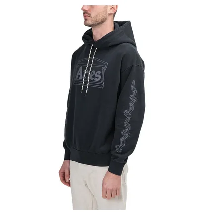 Aries 2 Chains Hoodie (Schwarz / Grau)