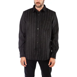 Han Kjobenhavn Tilt Pocket Shirt (Schwarz / Nadelstreifen)
