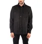 Han Kjobenhavn Tilt Pocket Shirt (Schwarz / Nadelstreifen)