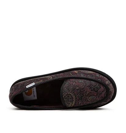 Carhartt WIP Paisley Slippers (Schwarz / Braun)