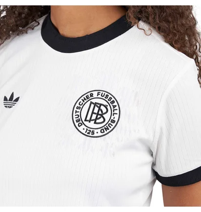 adidas WMNS DFB 125 Jahre Jersey (Weiss / Schwarz)