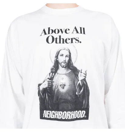 Neighborhood Pick Your King /C-Longsleeve (Weiß)