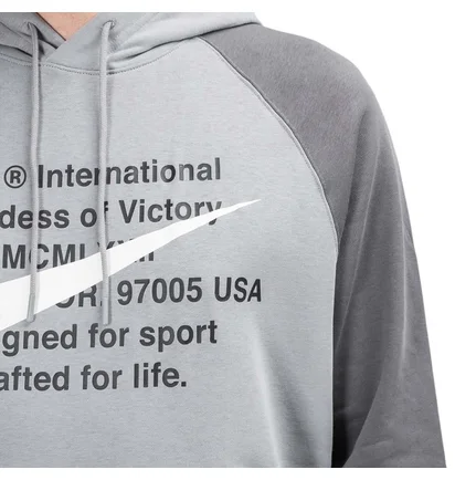Nike Swoosh Hoodie (Grau)