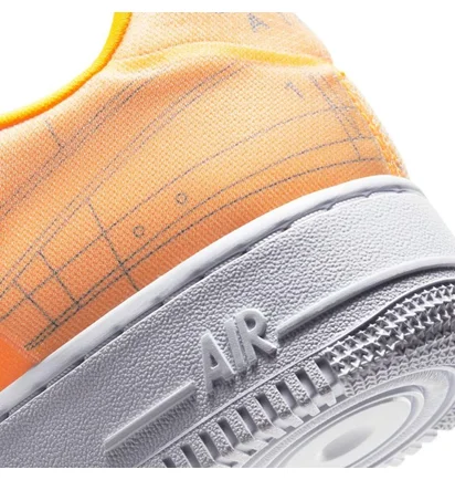Nike WMNS Air Force 1 '07 LX (Orange / Weiß)