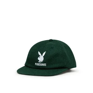 Pleasures x Playboy Wool Strapback Cap (Grün)