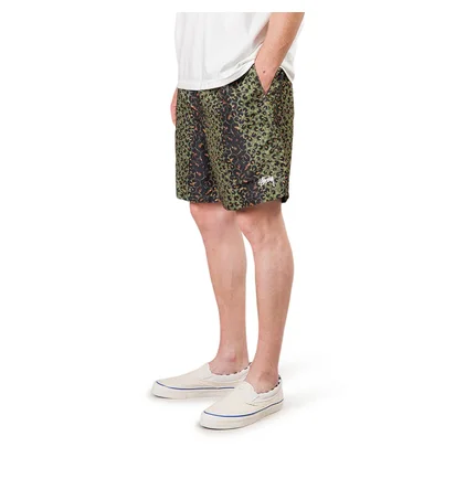 Stüssy Leopard Water Short (Olive)