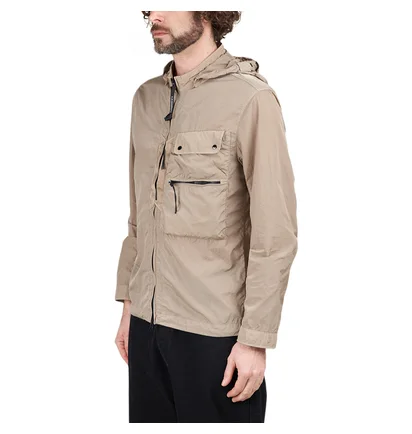 C.P. Company Chrome-R Goggle Overshirt (Beige)