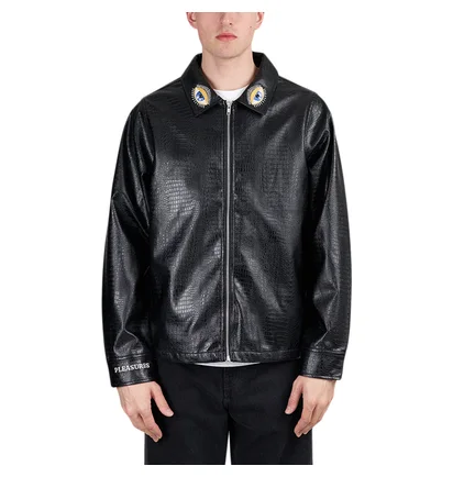 Pleasures Slide Work Jacket (Schwarz)