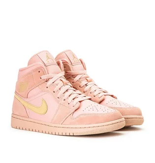 Air Jordan 1 Mid SE 'Coral Stardust' (Rosa / Gold)