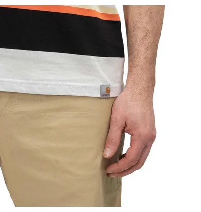 Carhartt WIP Sunder T-Shirt (Weiß / Schwarz / Orange)