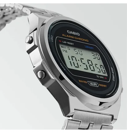 Casio Vintage Round A171WE-1AEF (Silber)