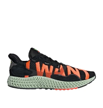 adidas ZX 4000 4D 'I Want I Can' (Schwarz / Gelb / Orange)