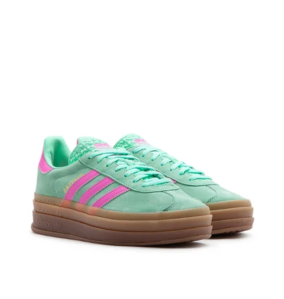 adidas WMNS Gazelle Bold (Grün / Pink)