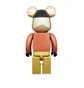 Medicom 400% Daftpunk Be@rbrick Toy (Black / Gold)