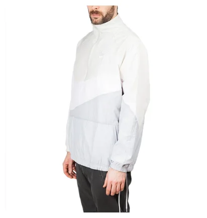 Nike Swoosh Woven Halfzip Jacket (Grau / Weiß / Beige)