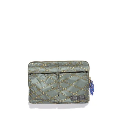 Porter by Yoshida x Aries Document Case (Olive)
