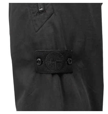 Stone Island Ghost Piece Stretch Cotton Pants (Schwarz)