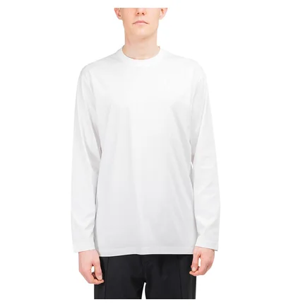 adidas Y-3 Classic Chest Logo Longsleeve (Weiß)
