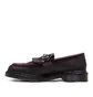 Dr. Martens Adrian Snaffle Pebble Grain Leather Kiltie Loafer (Dunkelrot)