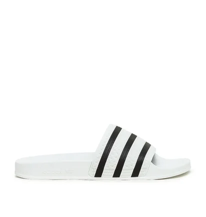 adidas Adilette (Weiß / Schwarz)