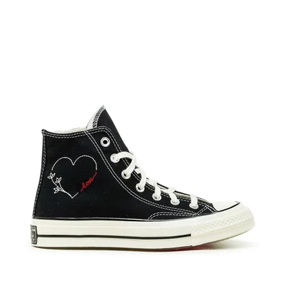 Converse Chuck 70 Hi 'Valentine´s Day' (Schwarz / Weiß)
