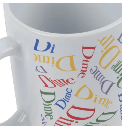 Dime Haha Coffee Cup (Weiß)