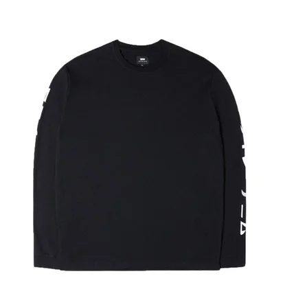 Edwin Gang II TS LS Cotton Single Jersey (Schwarz)