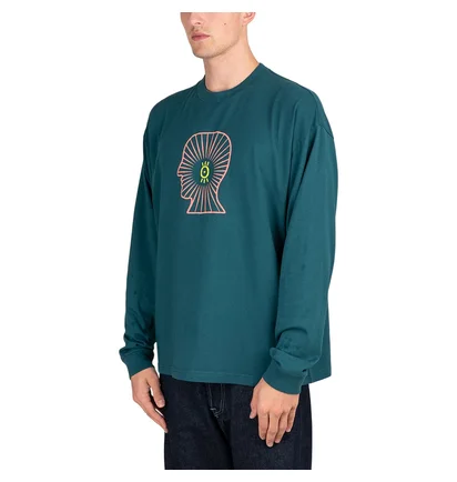 Brain Dead Visions Club Long Sleeve (Türkis)