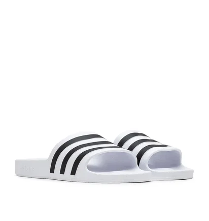 adidas Adilette Aqua (Weiss / Schwarz)