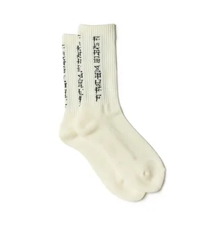 Flagstuff ''Kanji Logo'' Socks (Beige)