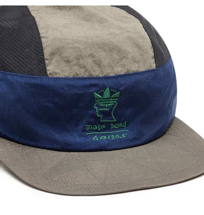 adidas x Brain Dead Cap (Khaki / Blau)