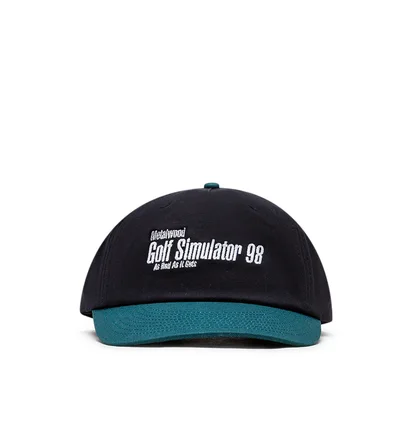 Metalwood Simulator 98 5-Panek Snapback Hat (Schwarz / Grün)