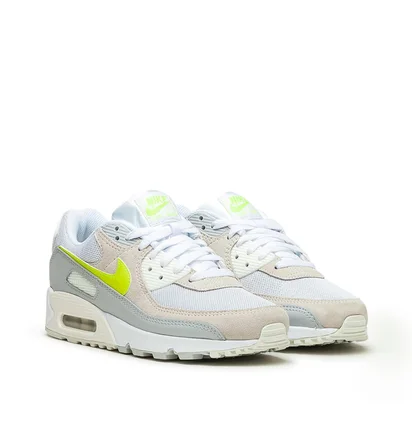 Nike WMNS Air Max 90 (Weiß / Beige / Gelb)
