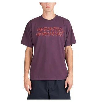 Obey Mental Hygiene Heavyweight T-Shirt (Burgunder)