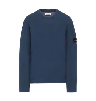 Stone Island Pigment DYE Knit Pullover (Navy)