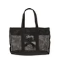Stüssy Mesh Beach Tote Bag (Schwarz)