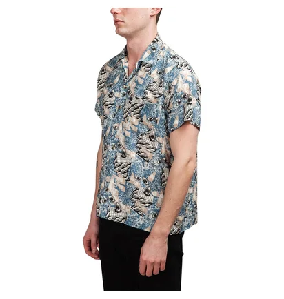 Brain Dead Hawaiian Shirt (Blau)