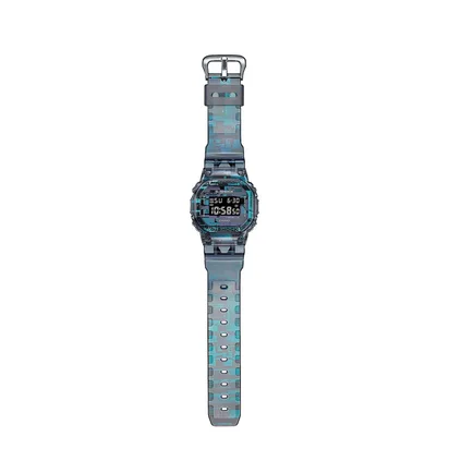 Casio G-Shock DW-5600NN-1ER (Grau / Lila / Grün)