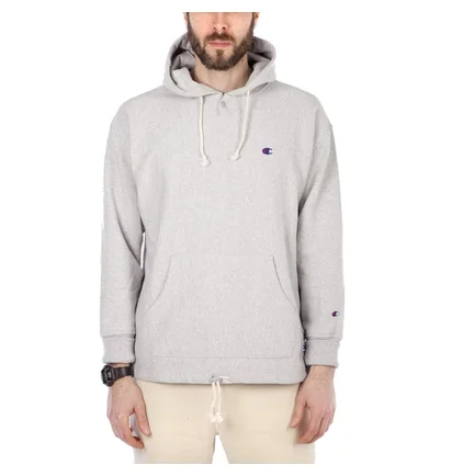 Champion x Beams Reverse Weave Terry Hooded Sweat (Grau)