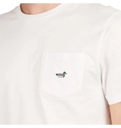 Edmmond Studios Duck Patch Shirt (Weiss)