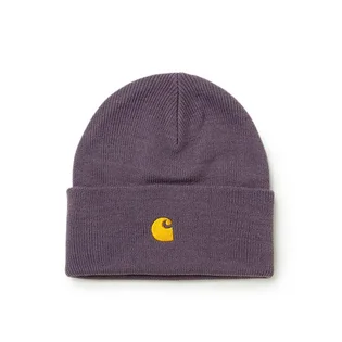 Carhartt WIP Chase Beanie (Lila / Gold)