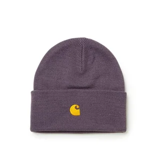 Carhartt WIP Chase Beanie (Lila / Gold)