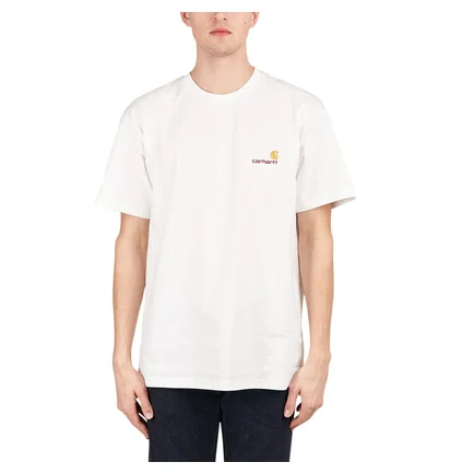 Carhartt WIP S/S American Script T-Shirt (Weiß)