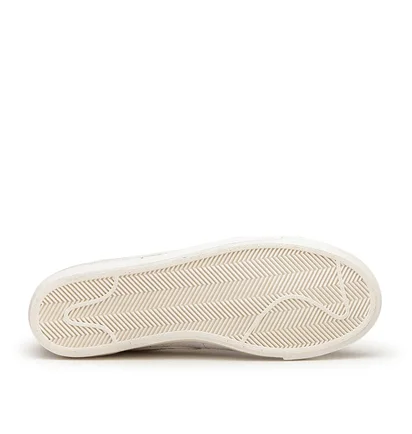 Nike Blazer Low Leather (Weiß / Grau)