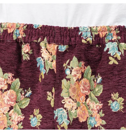 Pleasures Dejavu Floral Shorts (Bordeaux)