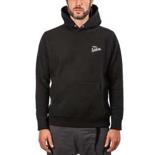 Raised by Wolves Distressed Varsity Hoodie (Schwarz)