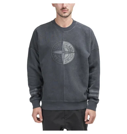 Stone Island DYE Treatment Sweat Shirt (Schwarz)