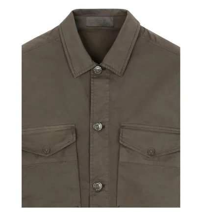 Stone Island Overshirt 'Ghost Piece' (Olive)