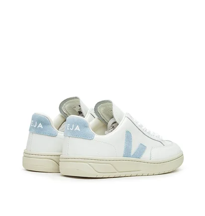 Veja WMNS V-12 Leather (Weiss / Blau)
